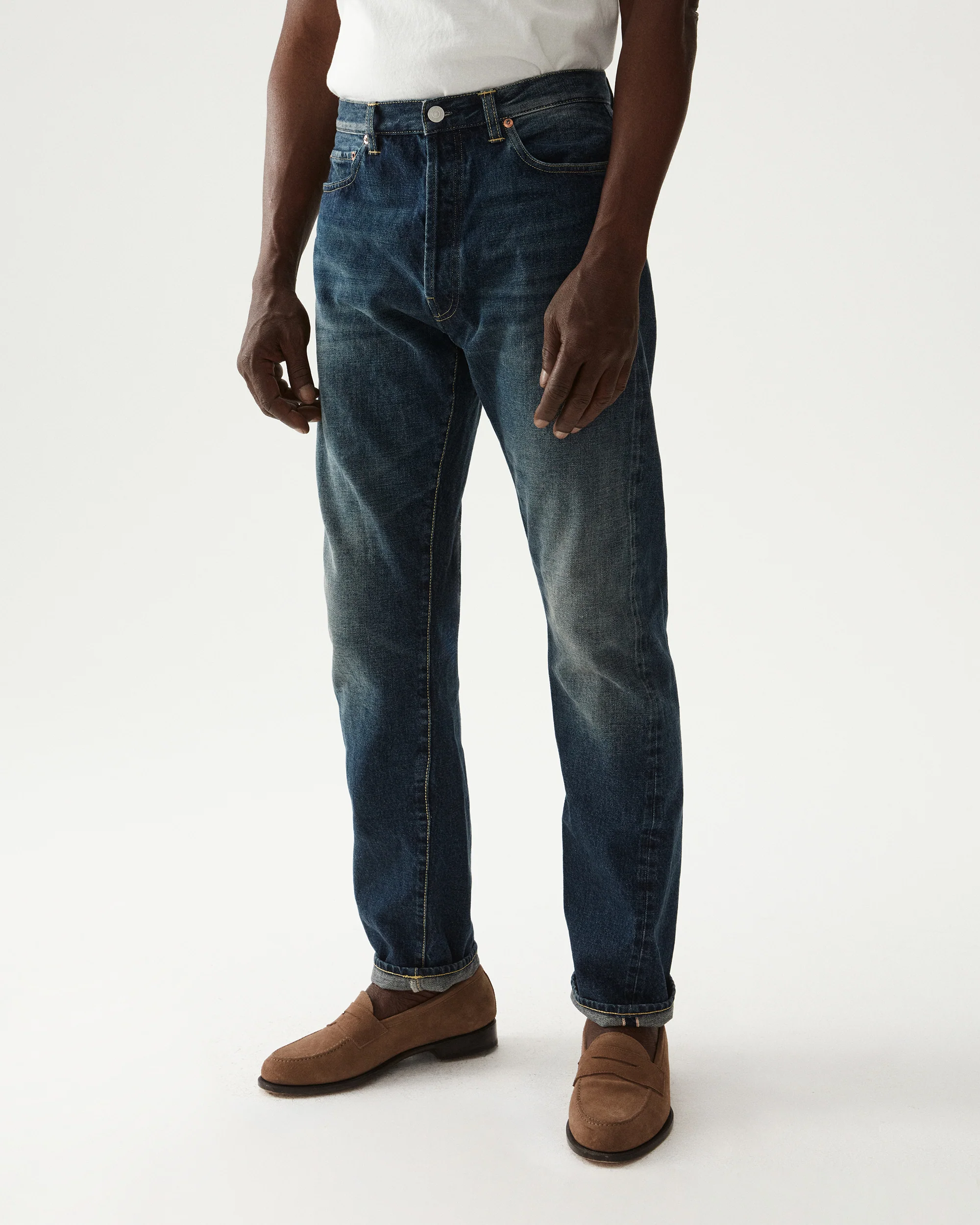 914 Sean Japan Denim 5 Tasche Regular Fit Stone Wash - L29'' - Image 7