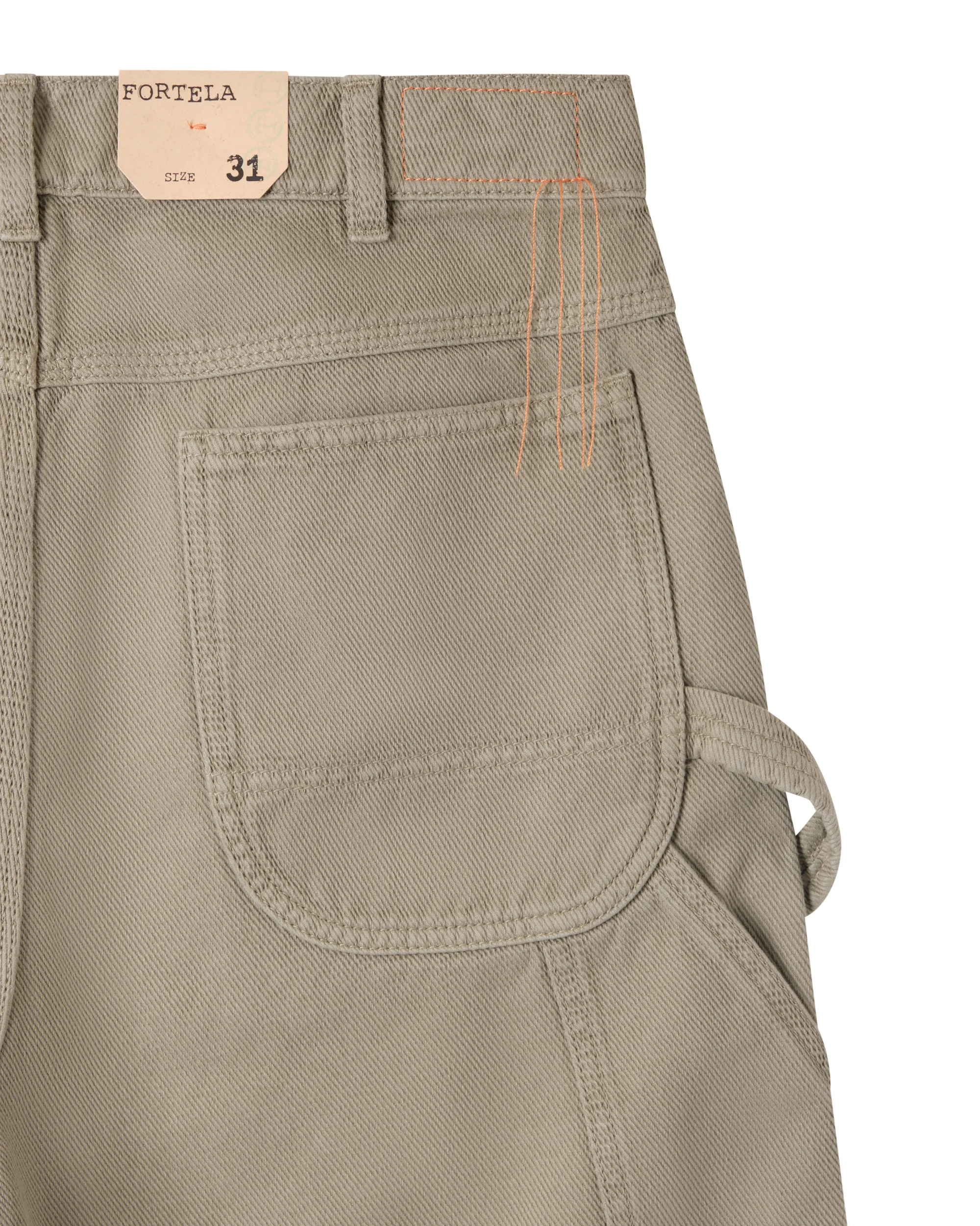 Allen Pantaloni "Workwear" in Twill di Cotone - Image 4