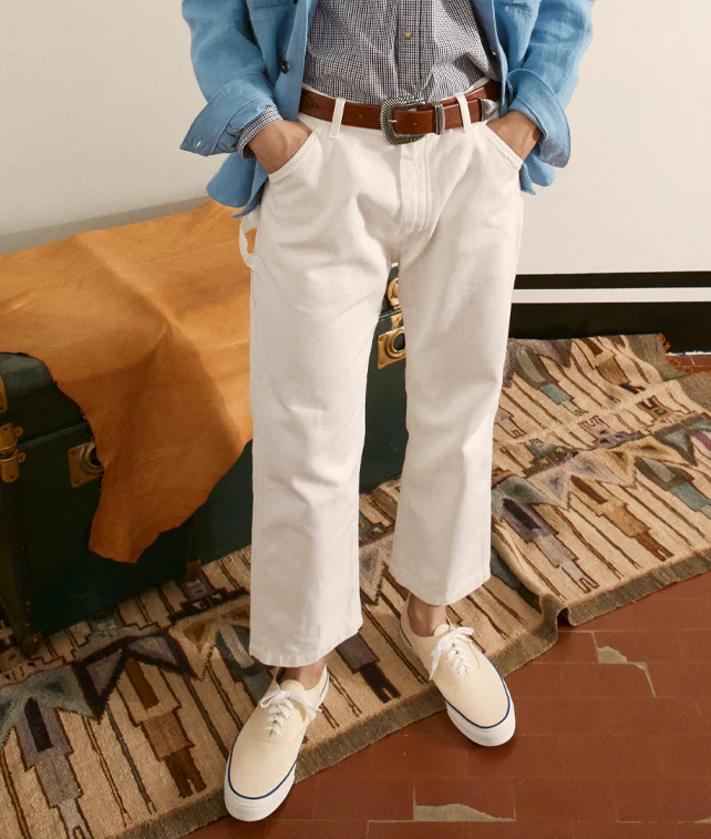 Allen Pantaloni "Workwear" in Twill di Cotone - Image 5