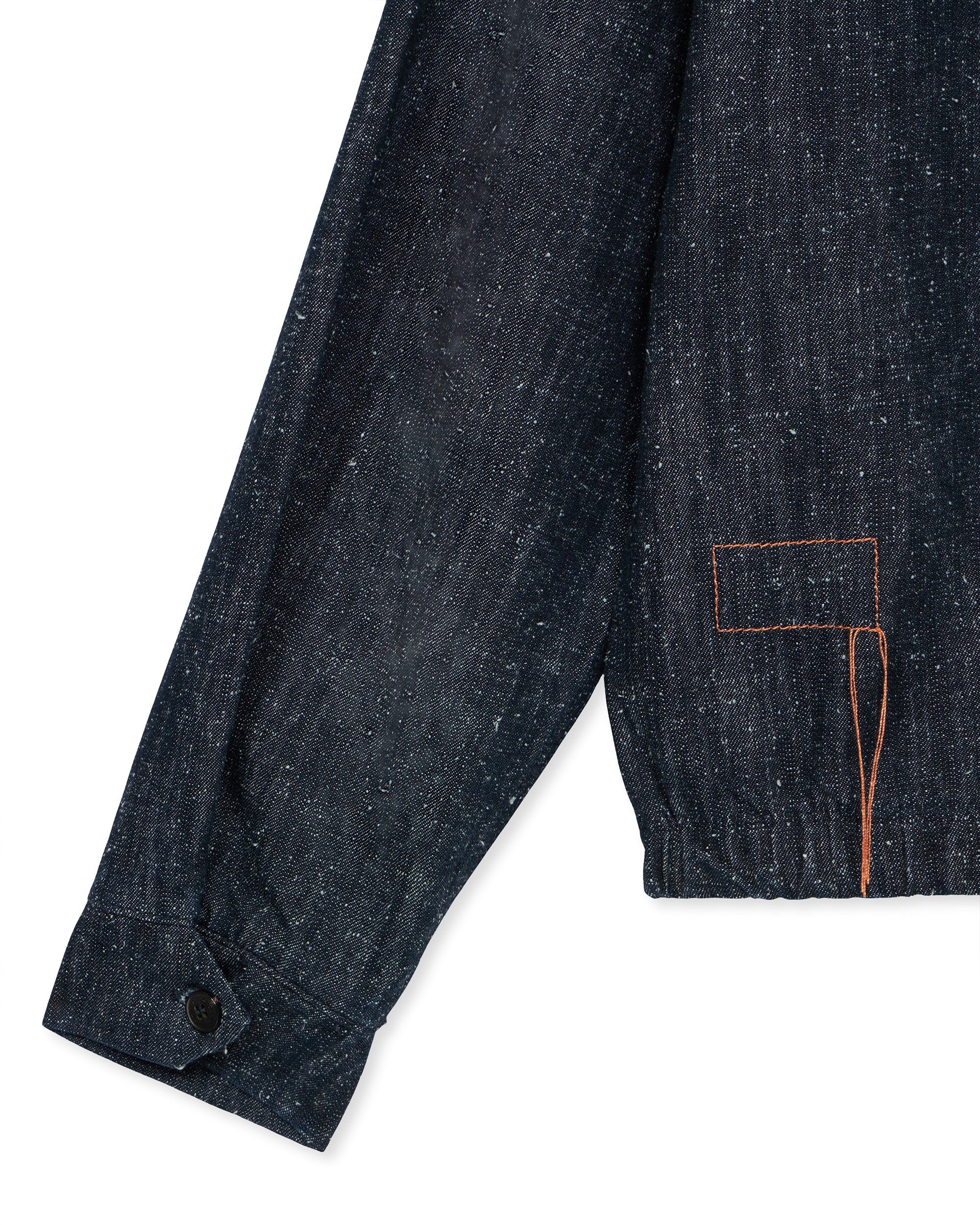 Carol Giacca In Denim con Cerniera Indigo Rinse - Image 4