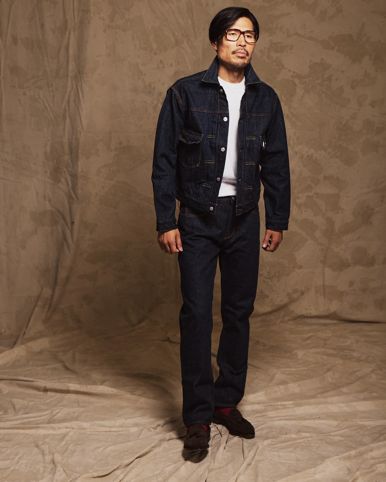 Cisco Giacca In Japan Denim Indigo Rinse - Image 5