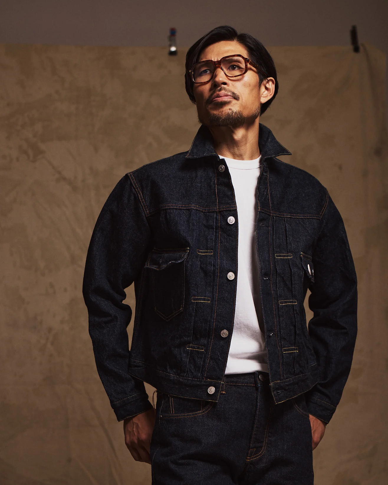 Cisco Giacca In Japan Denim Indigo Rinse - Image 6