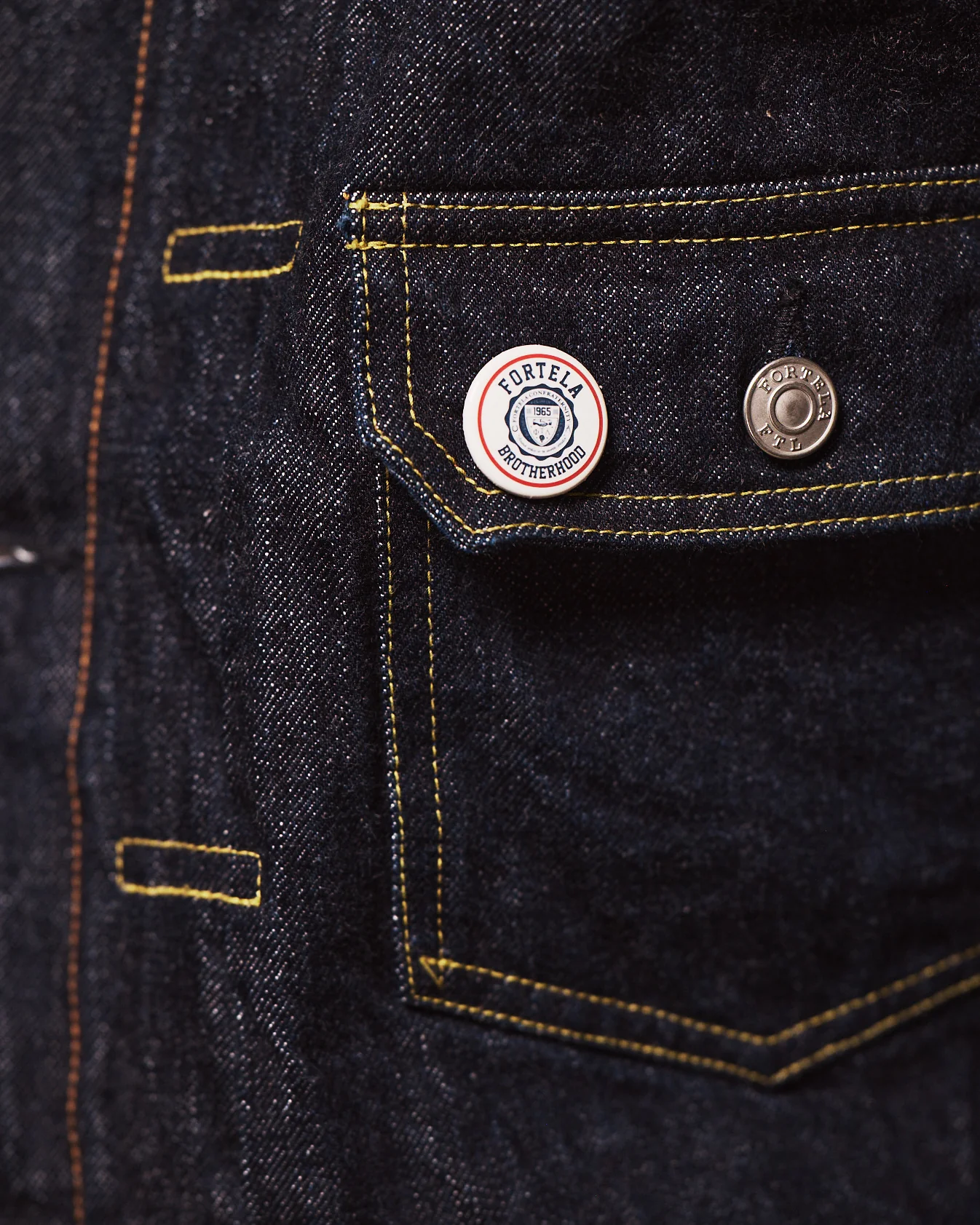 Cisco Giacca In Japan Denim Indigo Rinse - Image 7