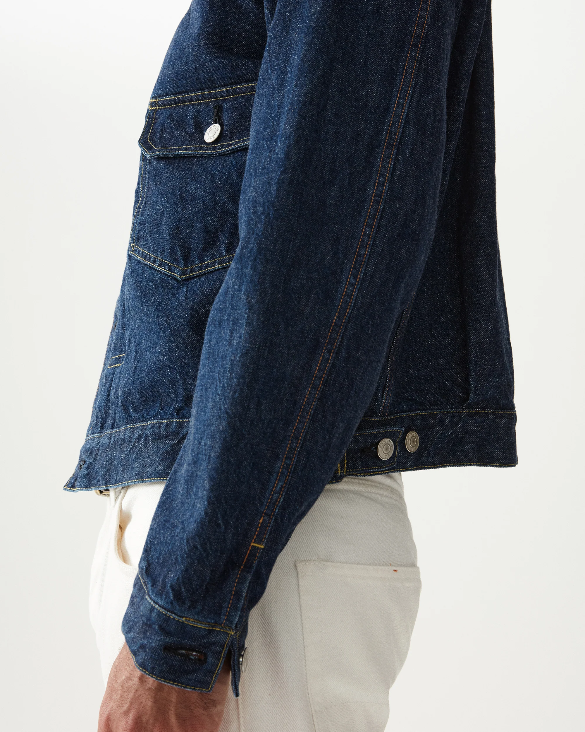 Cisco Giacca In Japan Denim Stone Wash - Image 6