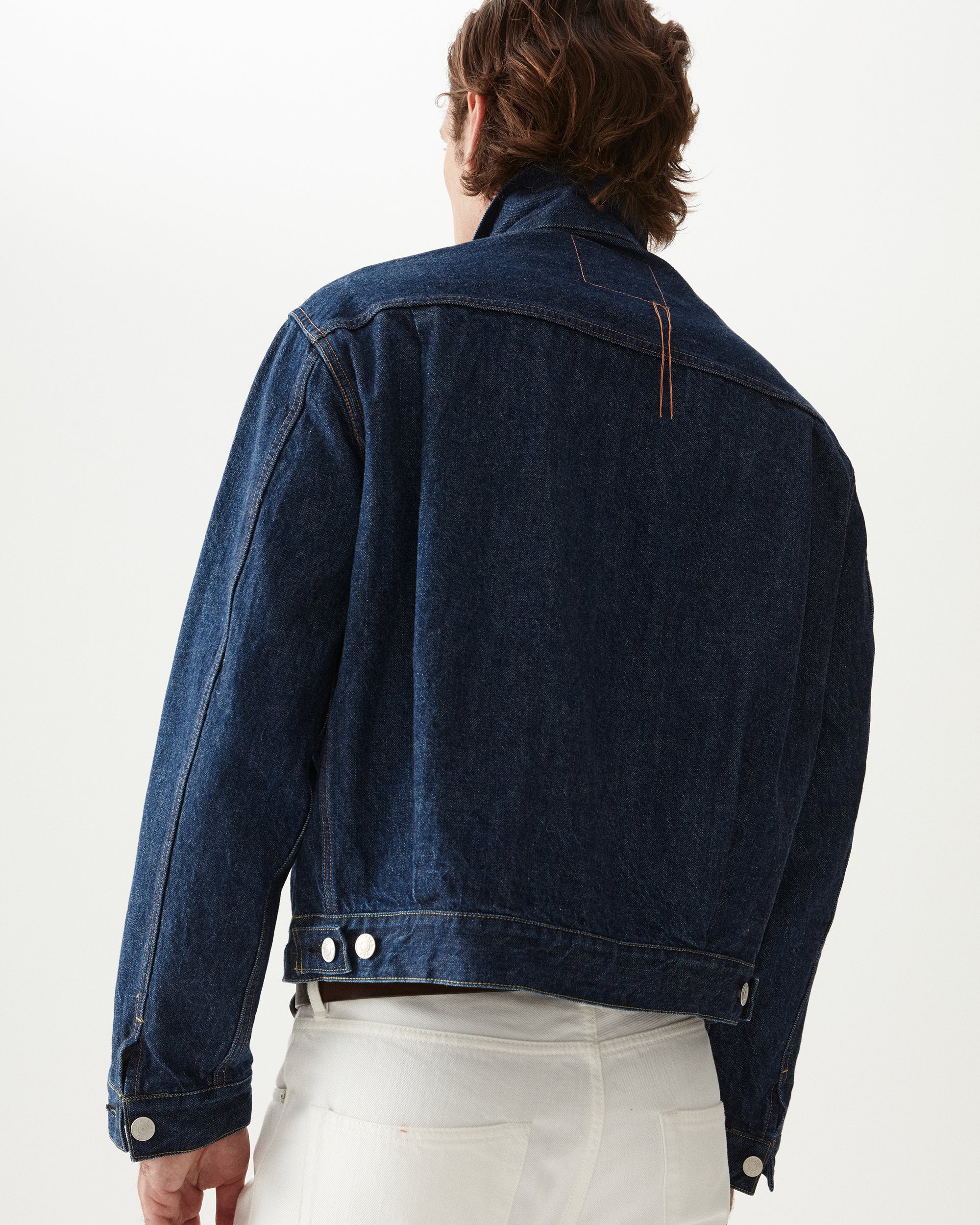 Cisco Giacca In Japan Denim Stone Wash - Image 8