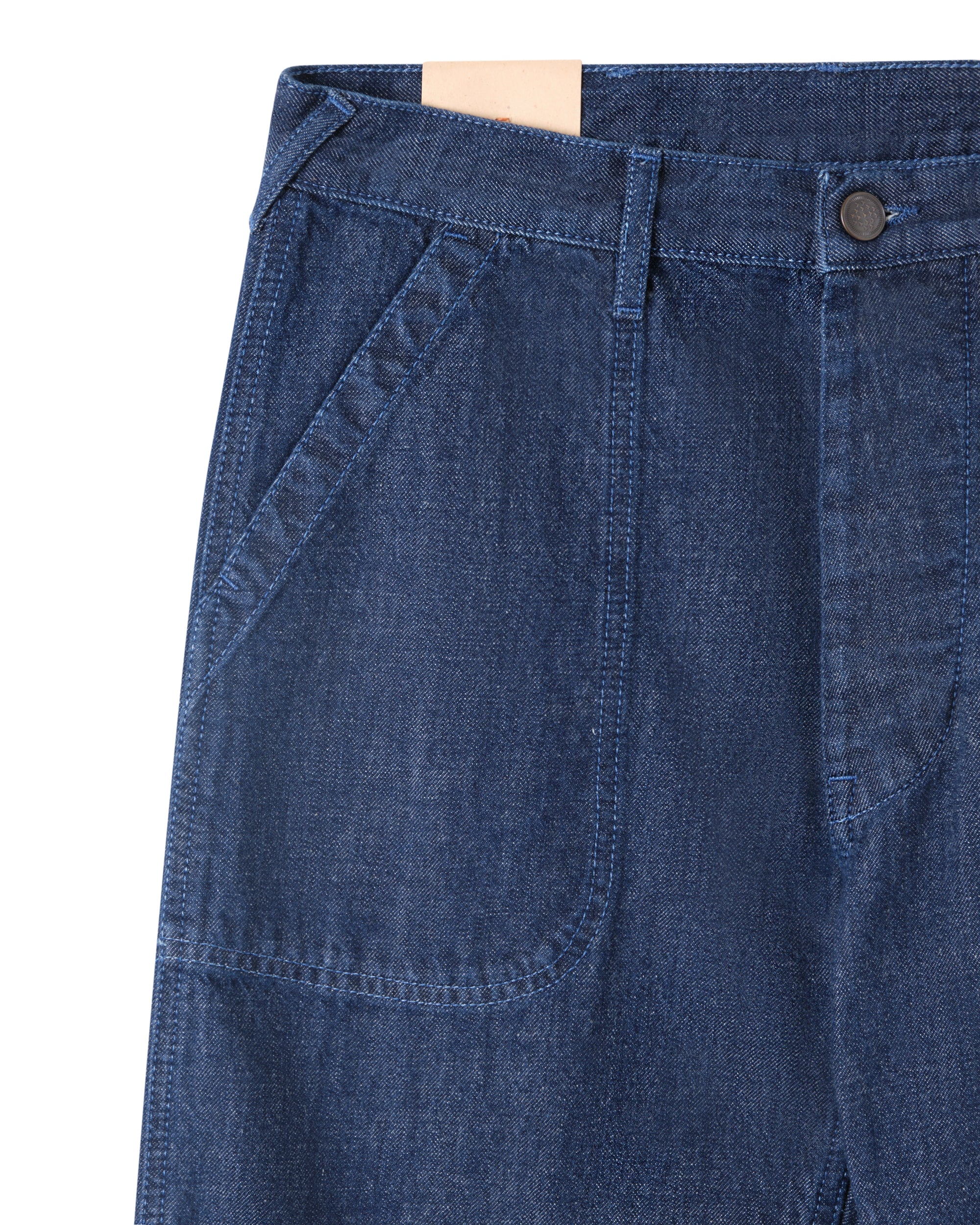 Jerom Pantaloni in Denim Indigo Rinse - Image 3