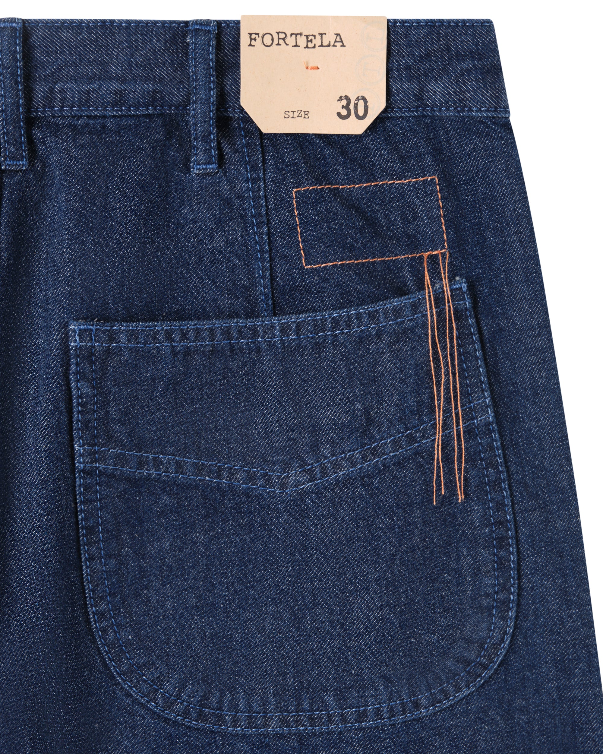 Jerom Pantaloni in Denim Indigo Rinse - Image 4
