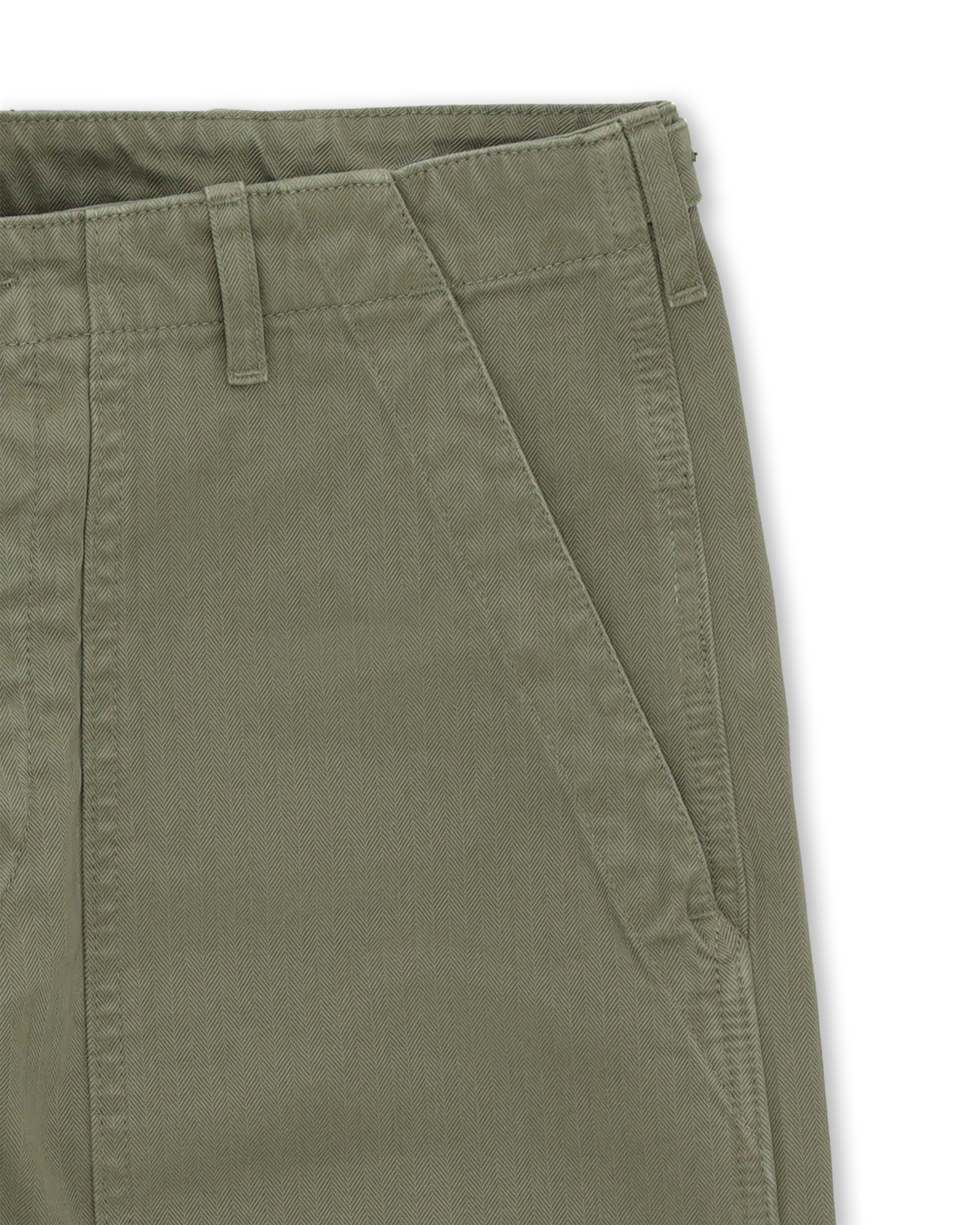 Newfatigue Pantaloni Fatigue In Herringbone di Cotone - Image 3