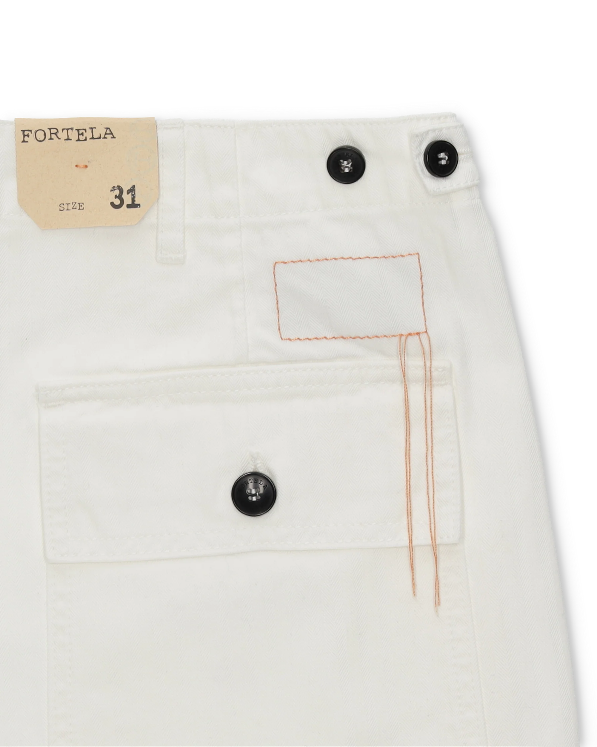 Newfatigue Pantaloni Fatigue In Herringbone di Cotone - Image 4