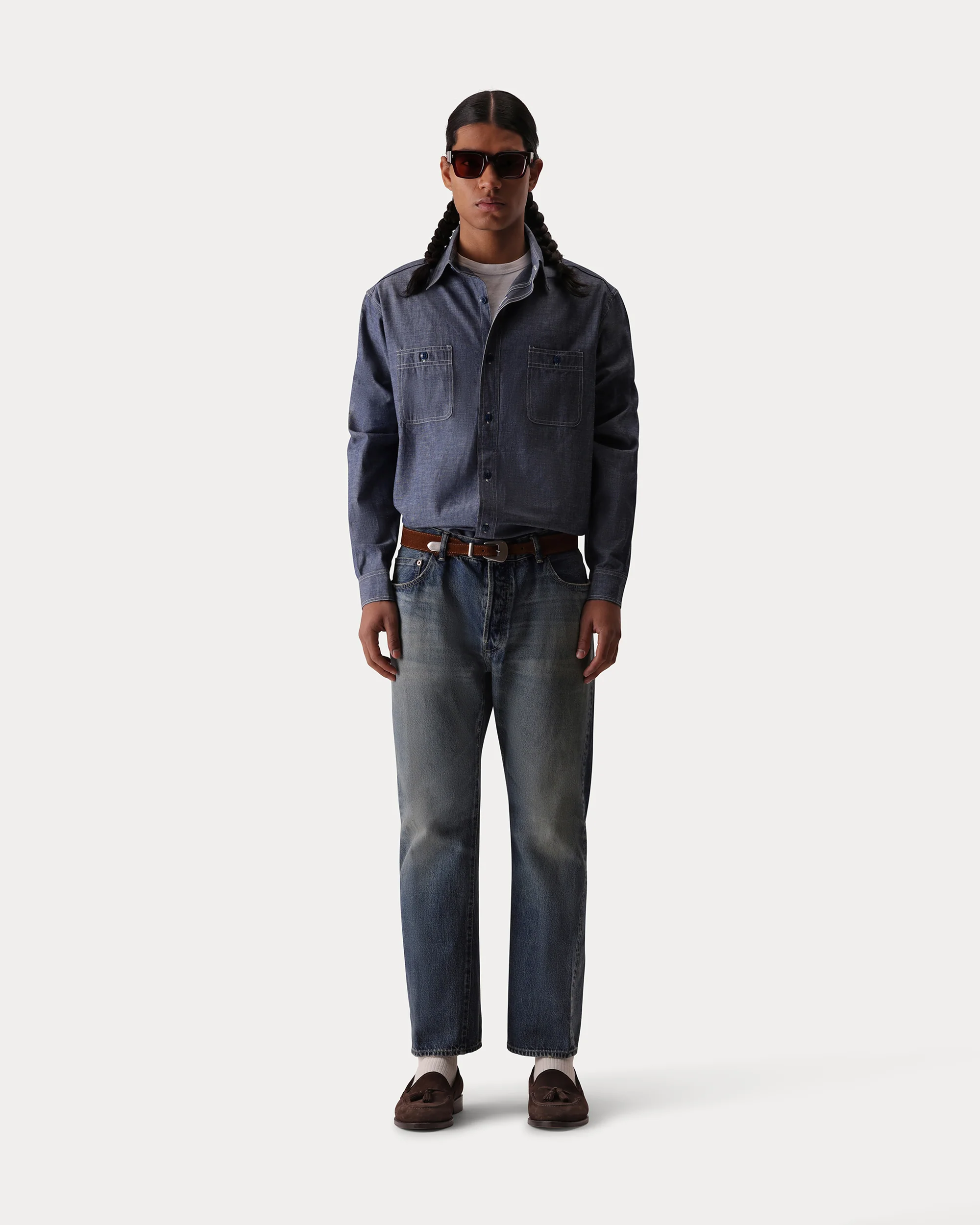 Otero Camicia In Chambray  - Image 5