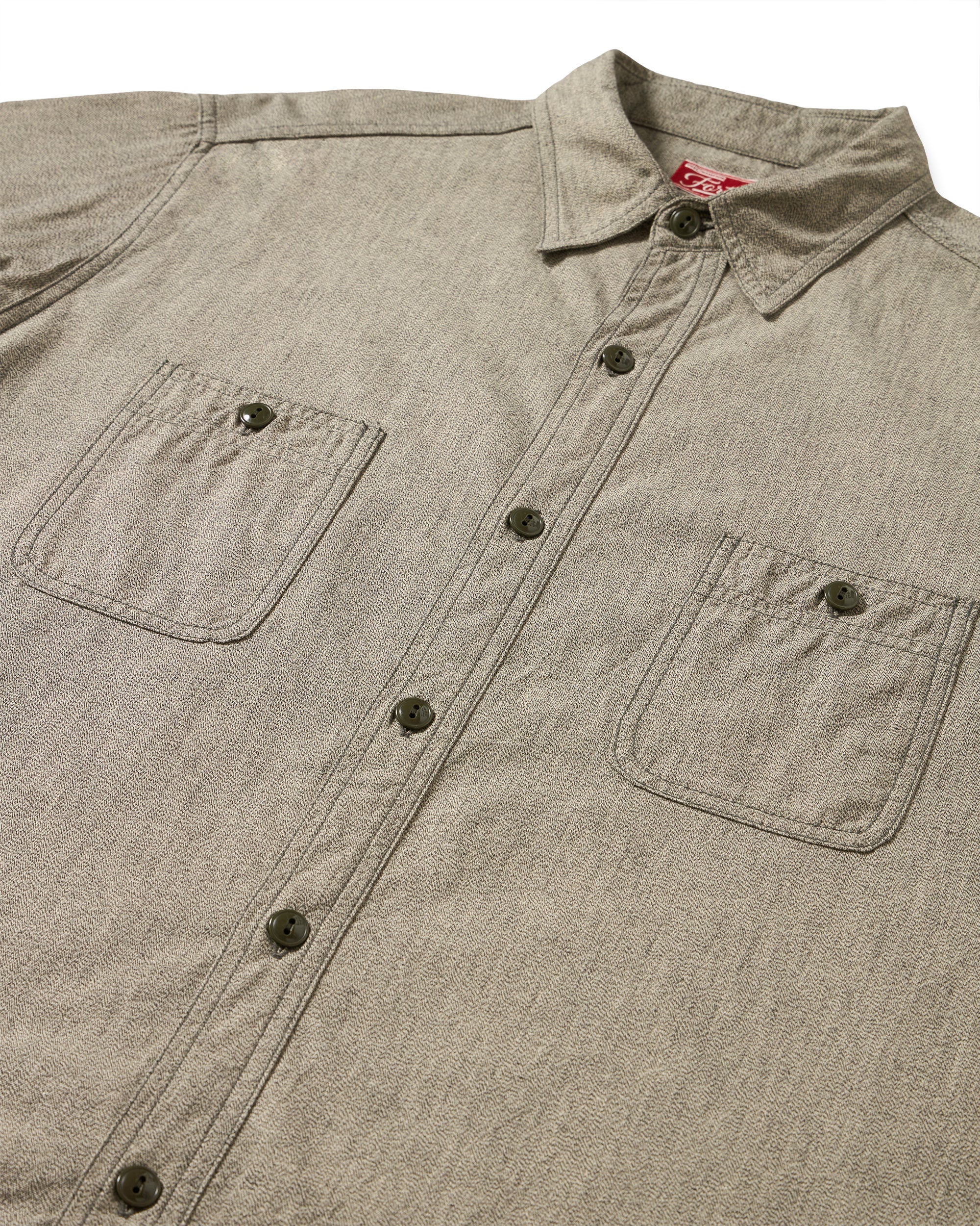 Otero Camicia In Carbon Chambray - Image 3