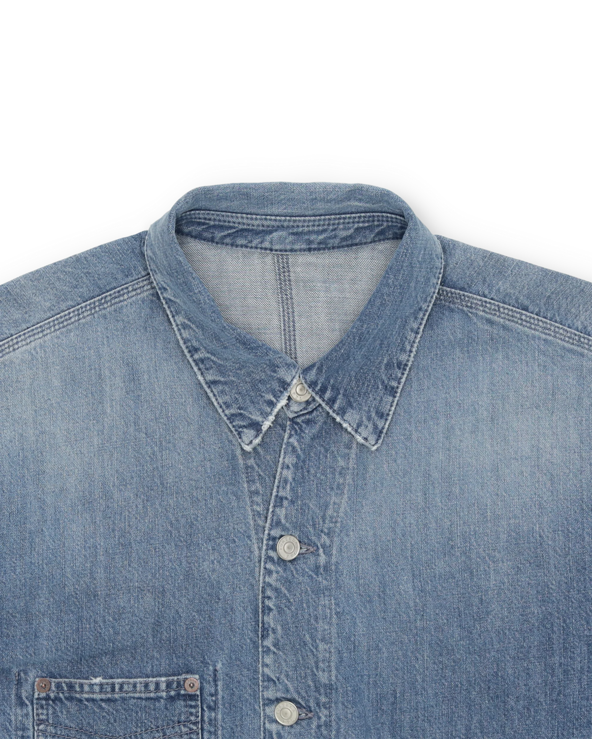 Trading Giacca In Denim Custom Wash - Image 3