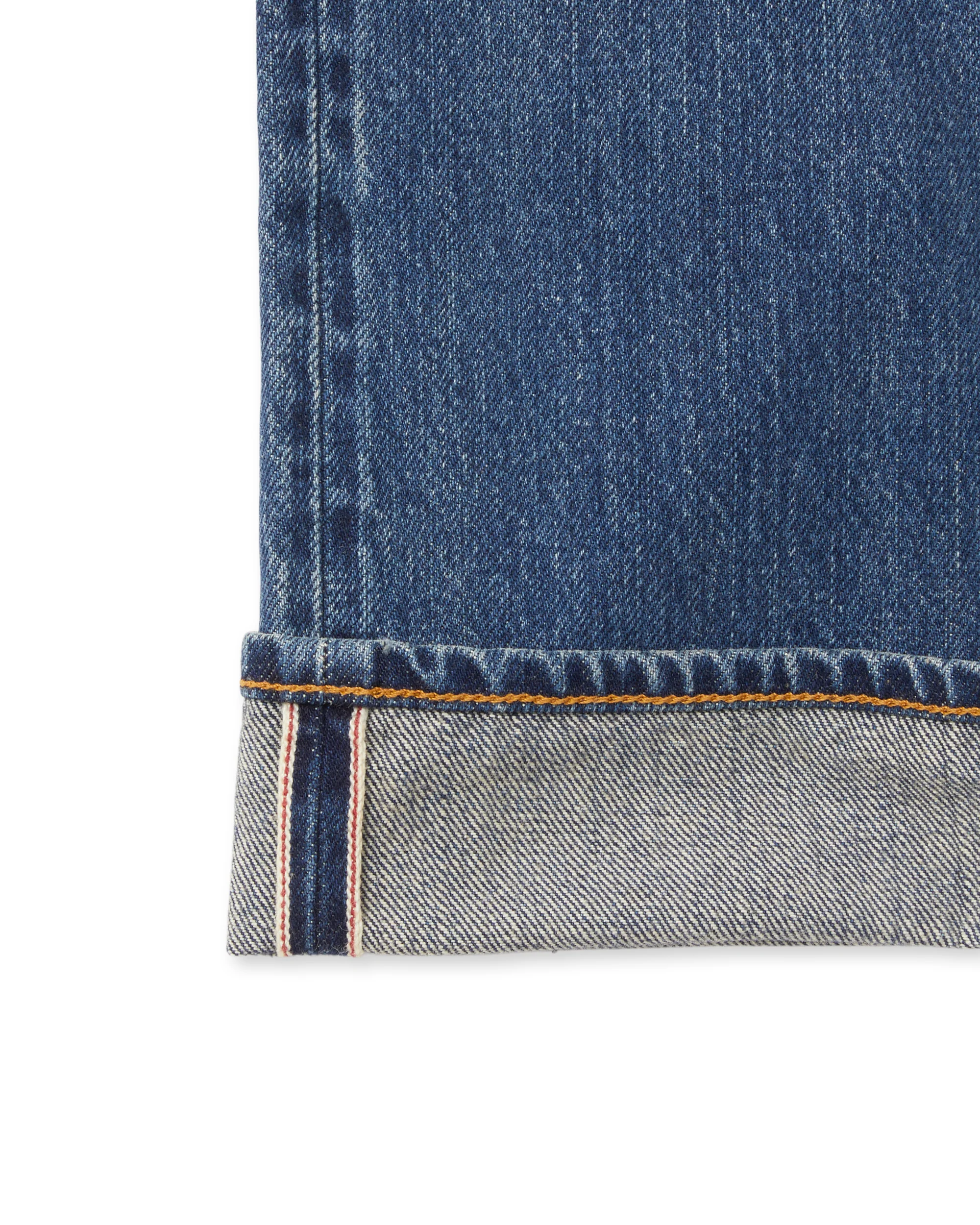 965 John Japan Denim Cimosato 5 Tasche Regular Fit Bleach Wash - Image 4