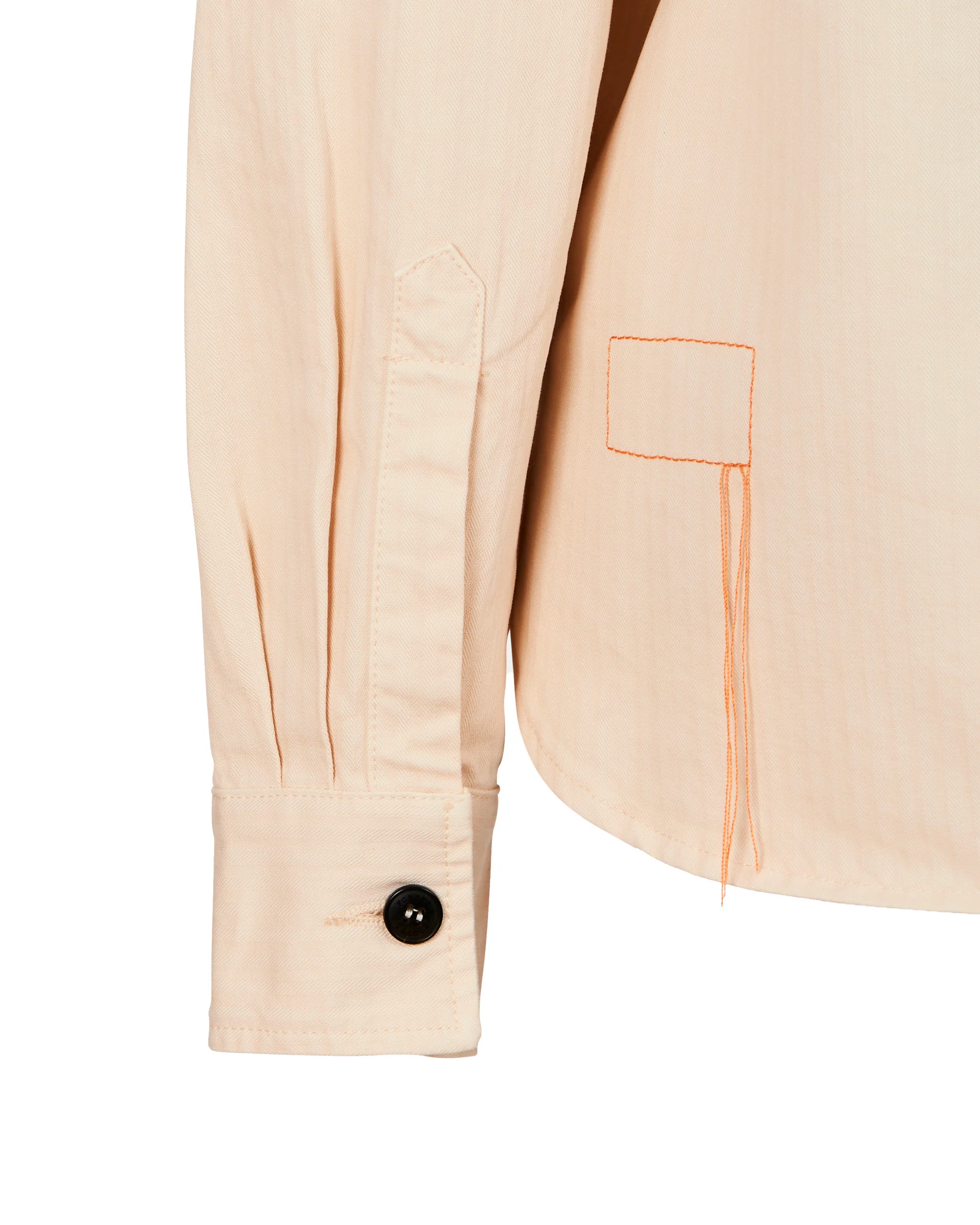 Bonniet Camicia In Herringbone di Cotone  - Image 4