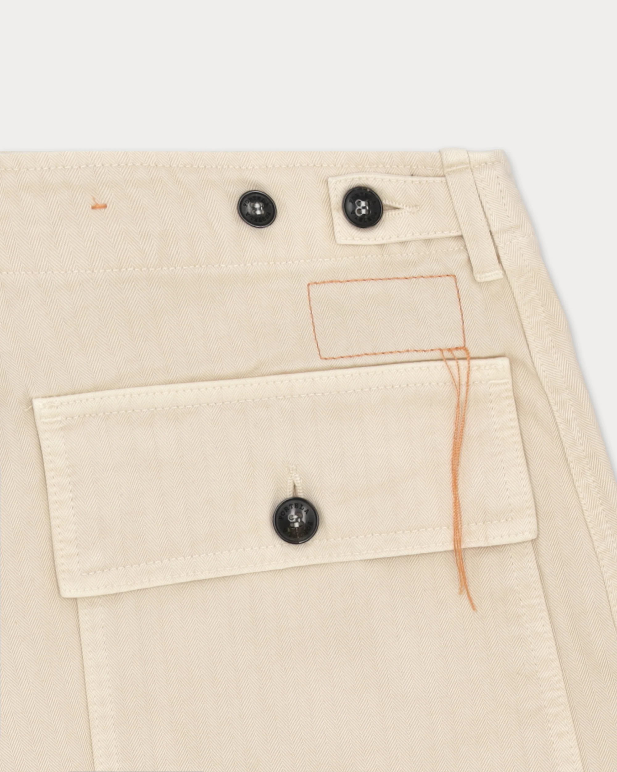 Jimt Shorts Fatigue In Herringbone Di Cotone - Image 4