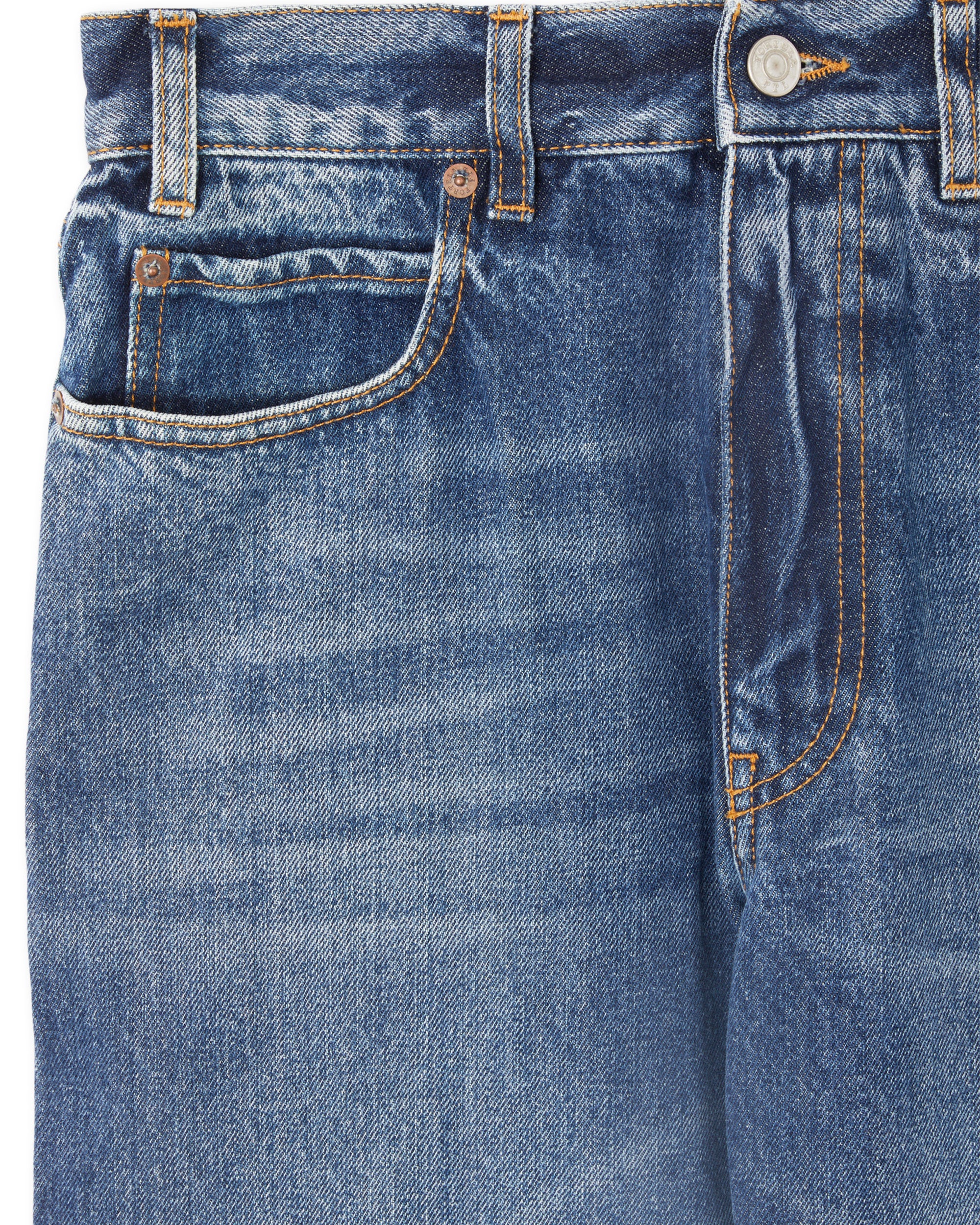 Juliettej Pantaloni 5 Tasche In Denim Stone Wash - Image 3