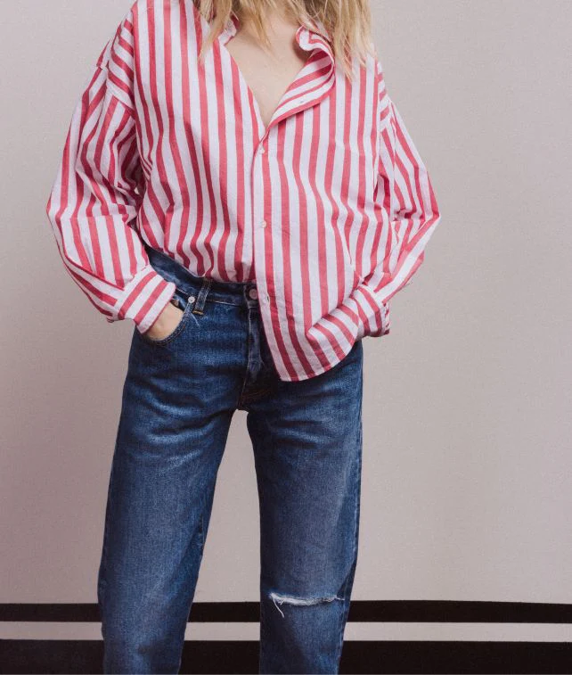 Juliettej Pantaloni 5 Tasche In Denim Stone Wash - Image 6